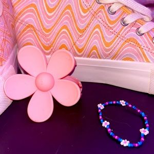 “Cotton candy and festivals bracelet” $5 diy by me!